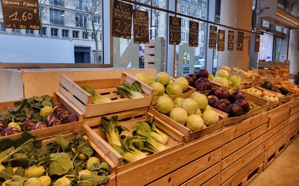 Légumes vendus en vrac Légumes vendus en vrac