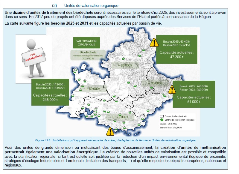 préconisation PACA valorisation organique